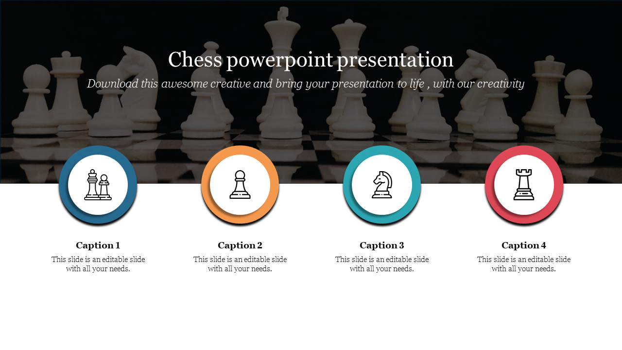 Stunning Chess PowerPoint Presentation Template Design
